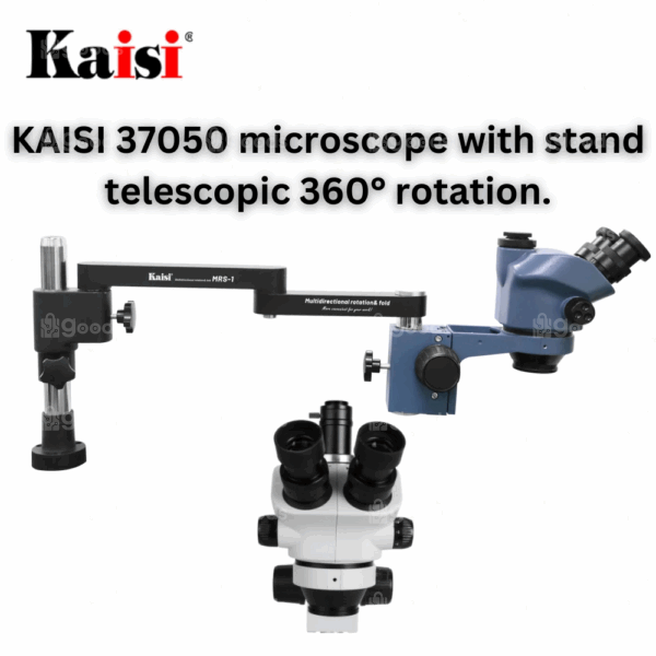 KAISI 37050 microscope with stand telescopic 360° rotation | Goods