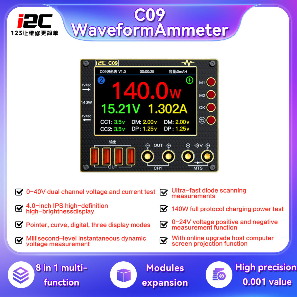 I2C C09 Waveform Ammeter - Image 9