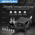 AIFEN F5 Pro Intelligent Rework Station 1000W Hot Air Gun