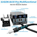 Sugon 8630Pro Intelligent Hot Air Gun BGA Rework Station - Image 5