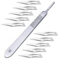 Surgical Blade No: 11 Includes 100 Blades (Silver) Surgical Scalpel  (Pack of 100) - Image 2