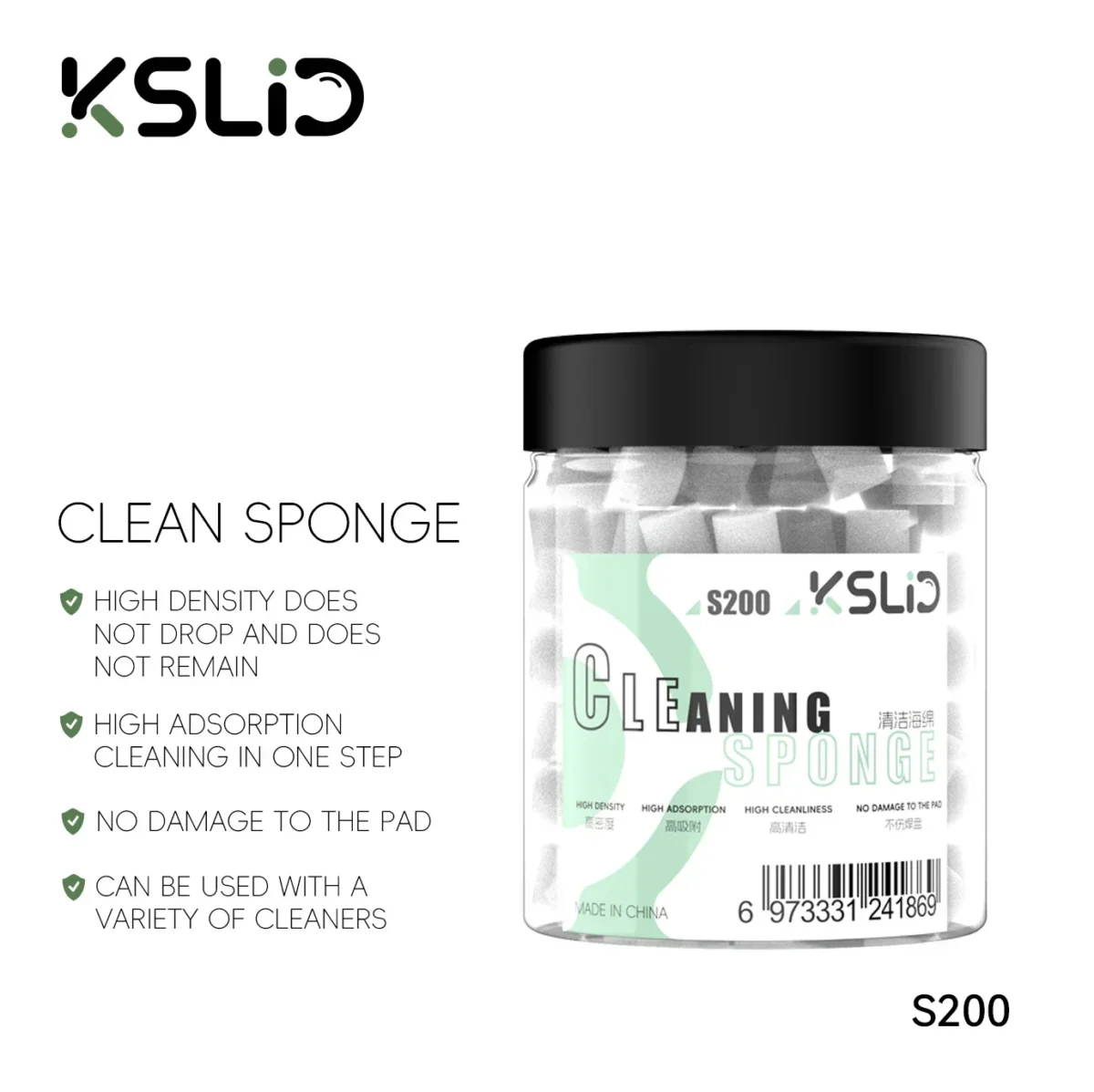 KSLID S200 Nano Cleaning Sponge Dust-free Wipes - Image 2