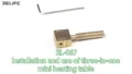 RELIFE RL-067 3 in 1 Mini Pure Copper Removable Universal Heating Table Soldering ID Disassembly Platform for 936 210 T12 Series - Image 3
