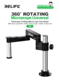 Relife MS1 360 Rotating Universal Microscope Folding Arm Stand