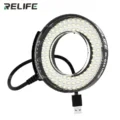 Relife RL-033 Ultra 105 LEDs Dual Zone Adjustable Brightness Microscope Ring Light - Image 3