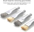 4pieces Antistatic Brush Replacement Heads for Phone Motherboard IC Glues Removal pieceB Tools with Wire and Bristles - Image 2