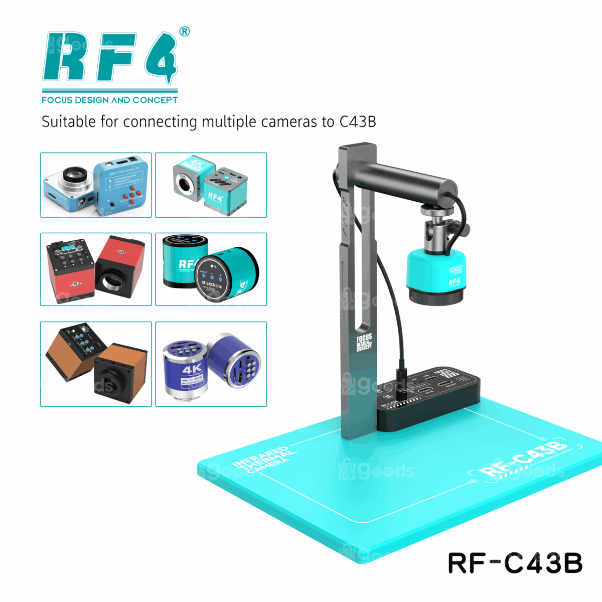RF4 RF-C43B Thermal Imaging Workstation Suitable for Multiple Cameras - Image 4