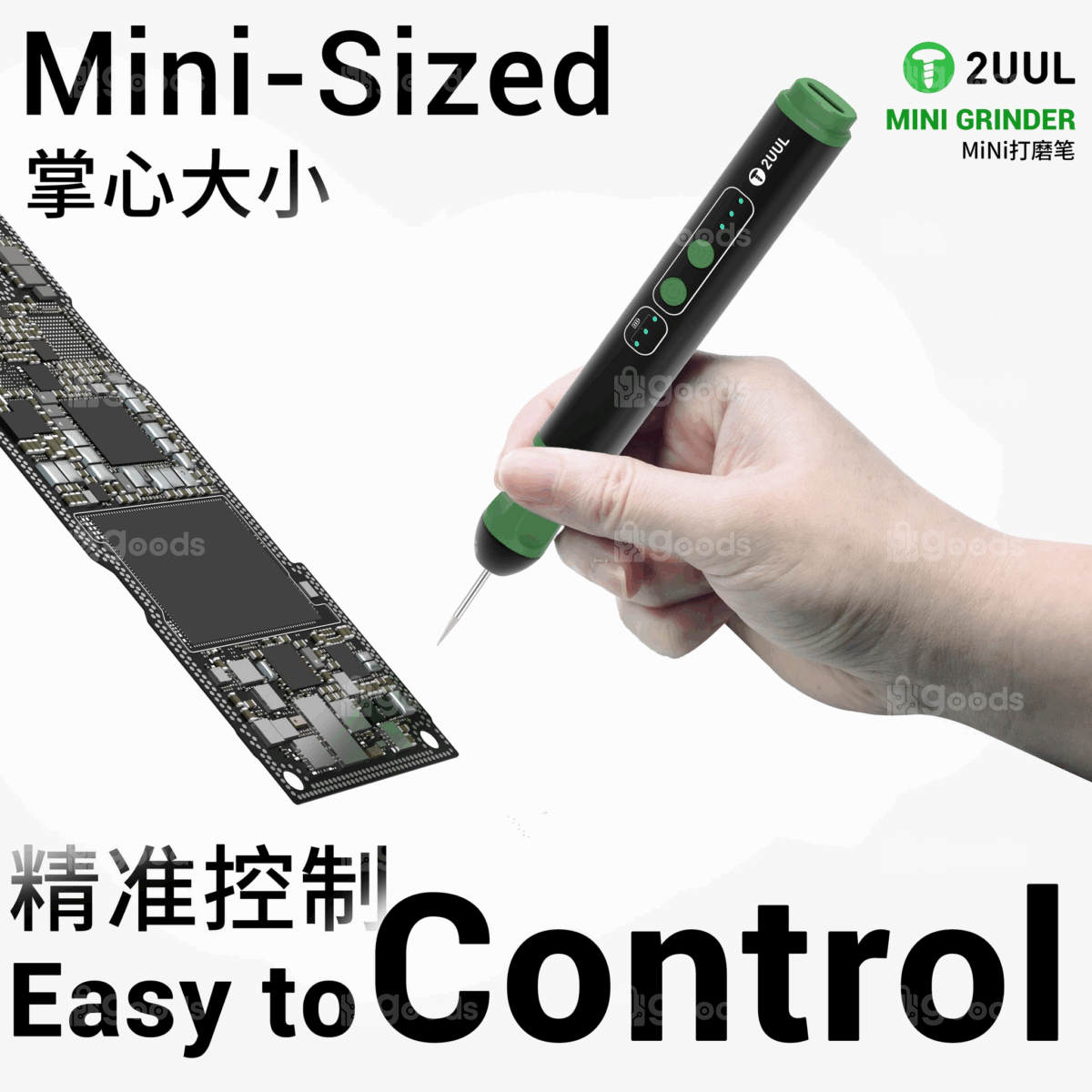 2UUL DA86 Mini Grinding Pen Rechargeable Drill for Phone Repair - Image 4