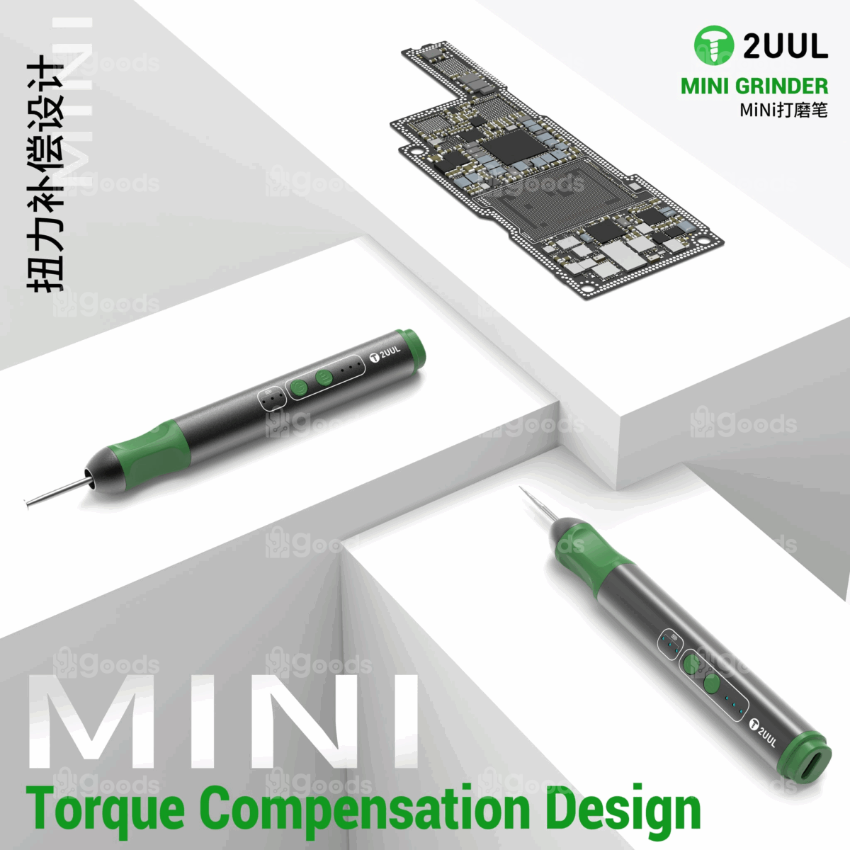 2UUL DA86 Mini Grinding Pen Rechargeable Drill for Phone Repair - Image 3