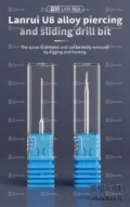 U8 Alloy Sliding Thread Drill Bit 2Pcs Set for Stripped Screw Removal Easy Reverse Out - Image 2