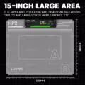Luowei LW-HP2 15-inch Al Artificial Intelligence Screen Heating Silicone Pad - Image 6