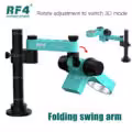RF4 RF-FO19 Telescopic Articulating Arm Rotatable Universal Bracket for Stereo Microscope