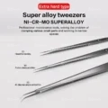 i2C 3D Tweezer NI-CR-MO Super Alloy NS02/NS03/NS04 Tweezer 3Pcs Set - Image 2