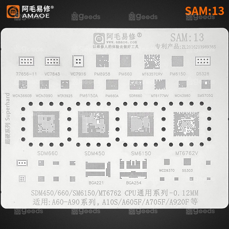 AMAOE SAM 13 Stencil AMAOE Stencil SAMSUNG SAM13 - Image 1