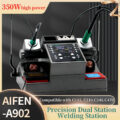 AIFEN A902 Pro Soldering Station With3 Handel C210+C245+C115 9 Iron Tips - Image 4