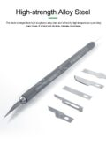 RELIFE RL-101B 8-in-1 knife Set For Mobile Phone Repair - Image 4