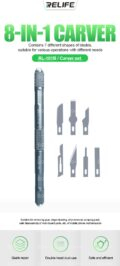 RELIFE RL-101B 8-in-1 knife Set For Mobile Phone Repair - Image 6