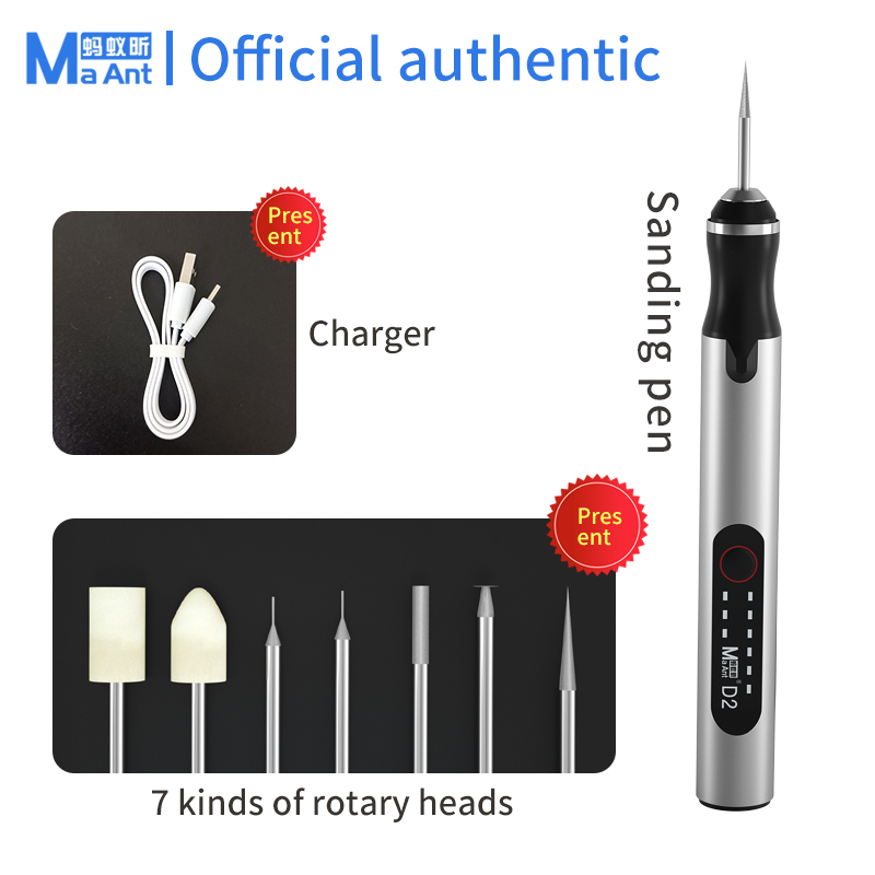 3 MaAnt D2 Smart Electric Polishing Grinding Pen (DRILL) - Image 1