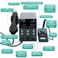 Sugon-212 2 in 1 Soldering Station and Hot Air Heat Gun - Image 2