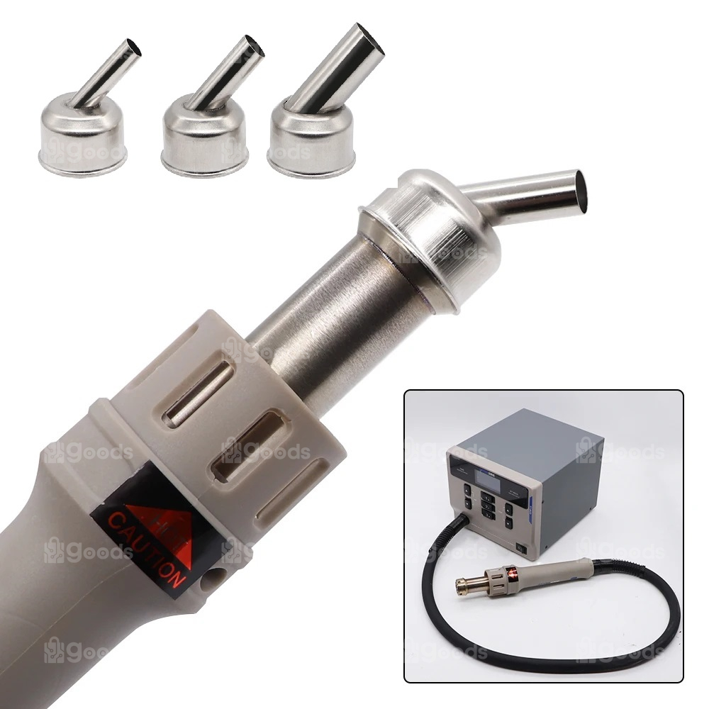 4 ATTEN ST-862D 45 Degree Bent Curved Nozzle Hot Air Gun - Image 1