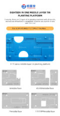 JTX-01 18-in-1 Silicone Reballing Platform Set for iPhone X to 14PM - Image 8