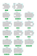 RELIFE RL-601T 22 in 1 iPhone X-15 Pro Max Reballing Stencil Kit - Image 6