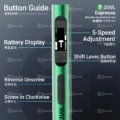 2UUL SD11 Espresso Electric Screwdriver Set Designed for Phone Repair - Image 6