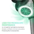 Best BST-X110 Microscope Smoke Exhaust Fan With Circular illuminator Adjustable Speed Device for Mobile Phone Repair With LED Lighting - Image 4