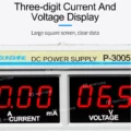 Sunshine P-3005D 30V / 5A Intelligent Adjustable Digital Display DC Regulated Power Supply - Image 2