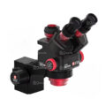 YCS-6558X 6.5X-58X Rotation Trinocular Stereo Zoom Microscope with Big Base - Image 3