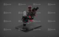 YCS-6558X 6.5X-58X Rotation Trinocular Stereo Zoom Microscope with Big Base - Image 4