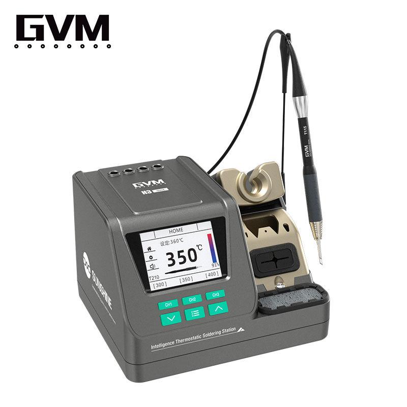 Sunshine H3 3-in-1 80W Intelligent Soldering Station Supports T210 / T245 / T115 Handles - Image 1