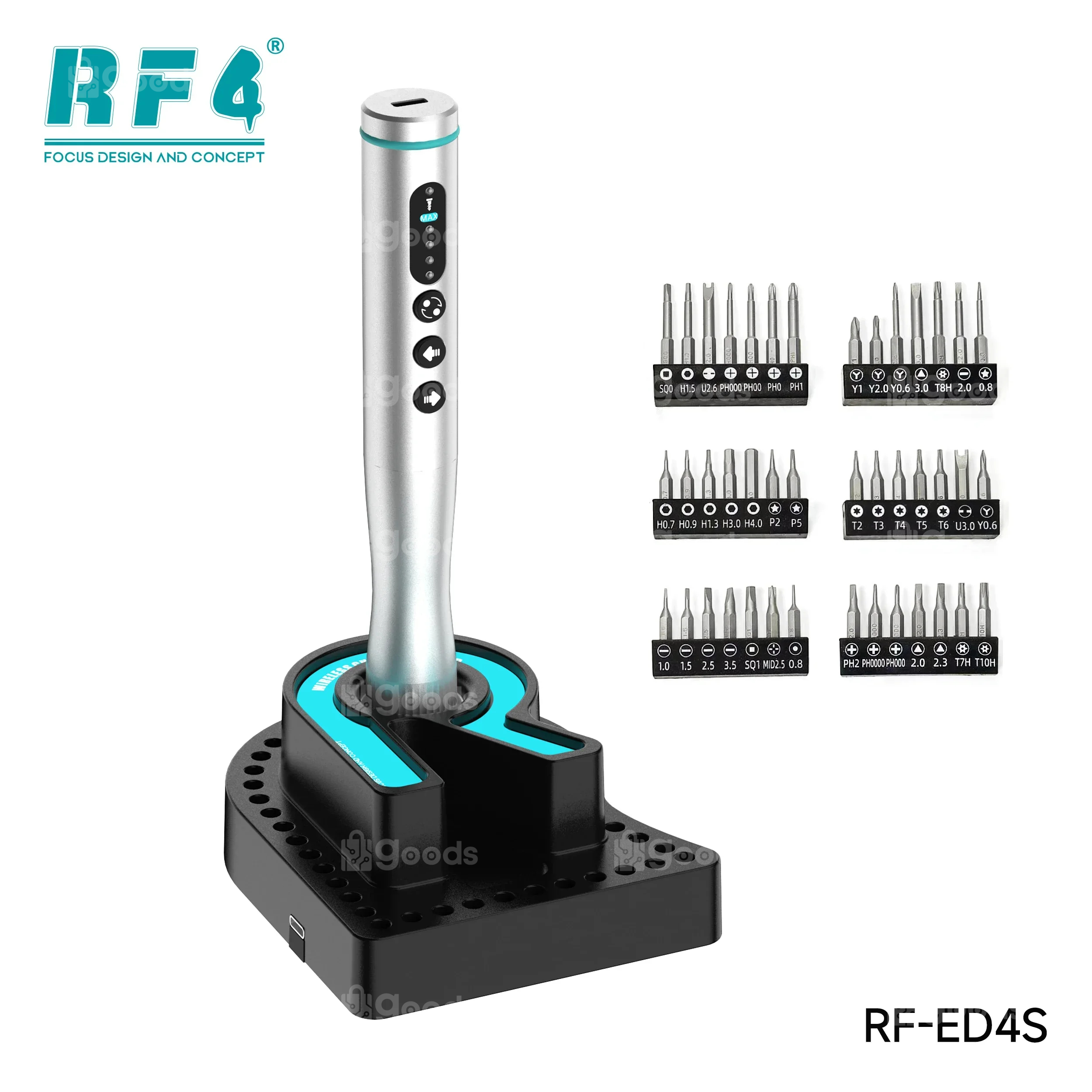 download (4) RF4 RF-ED4S Multi-function Electric Screwdriver Set - Image 1