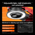 YCS 6558 Microscope Light Adjustable 144 Lamp Beads LED Ring Light - Image 4