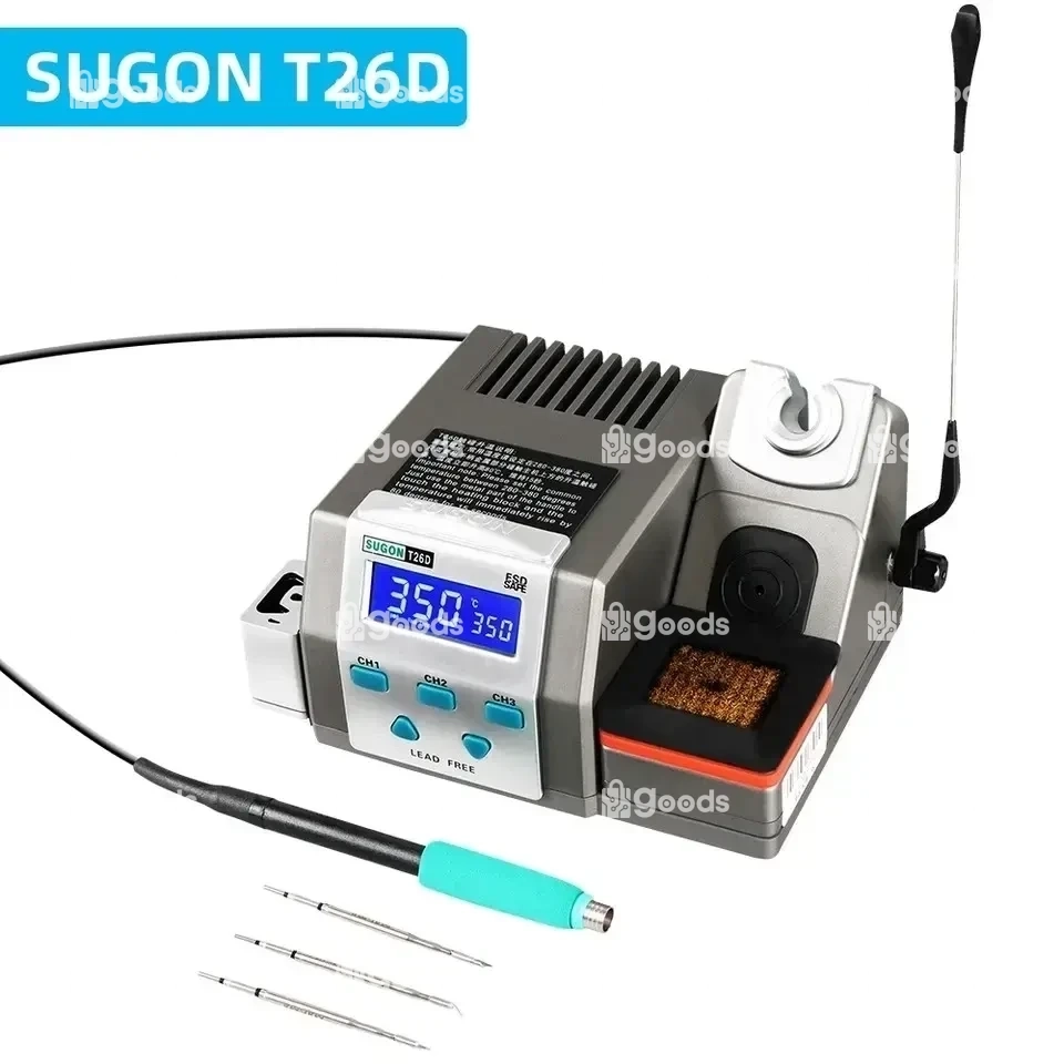 FYwr5Jlh SUGON T26D Precision Micro-Soldering Station with 3pcs SUGON C210 Tips - Image 1