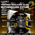 Luowei AP05 Motherboard Fixture Tempered Glass Fixture