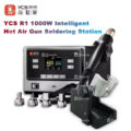 YCS R1 1000W Intelligent Soldering Station Hot Air Gun with 4 Nozzles for Mobile Phone CPU IC BGA SMT Rework Station Tools
